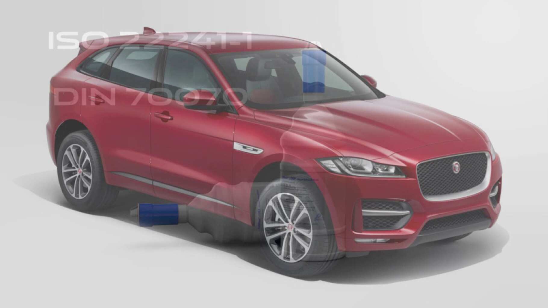 Red F-Pace.